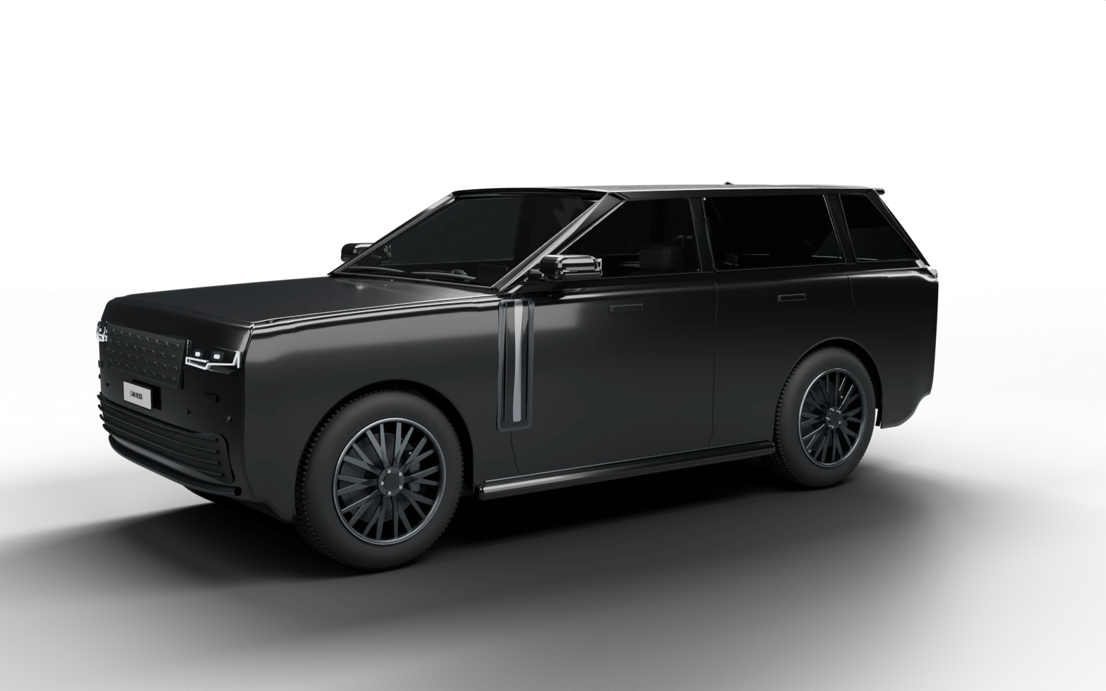 Black SUV with example report findings to explore